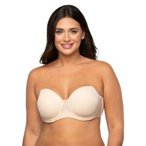 Womens Vanity Fair® Beauty Back Strapless Push up Bra Color: Rose Beige Size: 36
